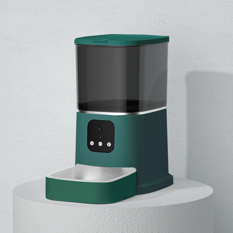 Smart Automatic Pet Feeder – WiFi App Control (6L Capacity)