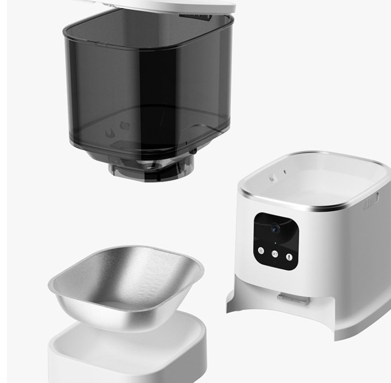 Smart Automatic Pet Feeder – WiFi App Control (6L Capacity)