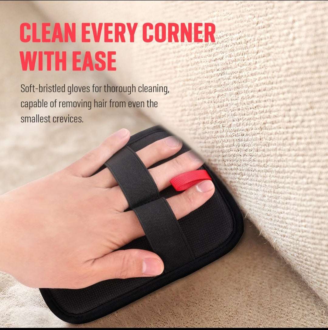 abambo™ Pet Hair Removal Glove — Reusable Static Cleaner for Furniture & Pets | Eco-Friendly, No Sticky Refills