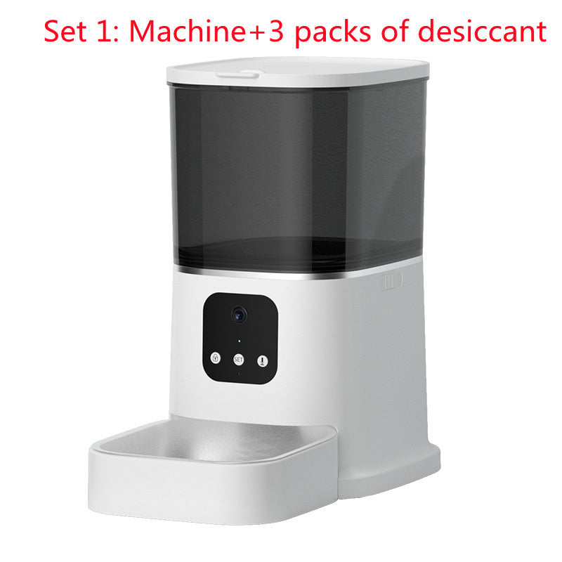 Smart Automatic Pet Feeder – WiFi App Control (6L Capacity)