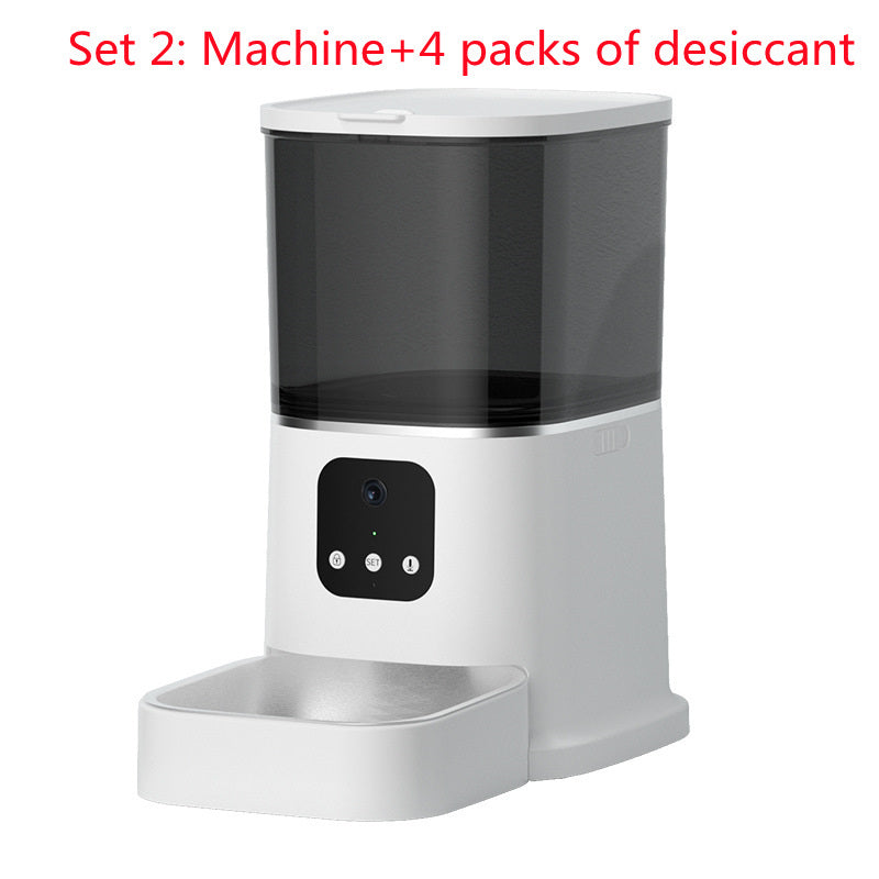 Smart Automatic Pet Feeder – WiFi App Control (6L Capacity)