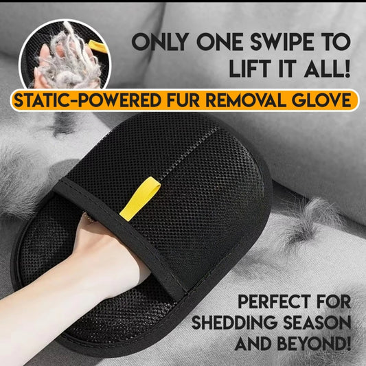 abambo™ Pet Hair Removal Glove — Reusable Static Cleaner for Furniture & Pets | Eco-Friendly, No Sticky Refills
