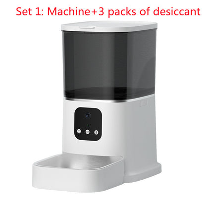 Smart Automatic Pet Feeder – WiFi App Control (6L Capacity)