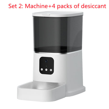 Smart Automatic Pet Feeder – WiFi App Control (6L Capacity)